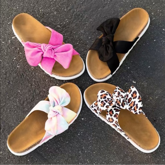 Pair of Criss cross bow cork slides. 2 Pair! - Picture 2 of 6